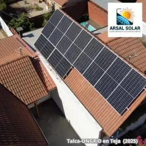 Proyecto Ongrid Talca Paneles Solares