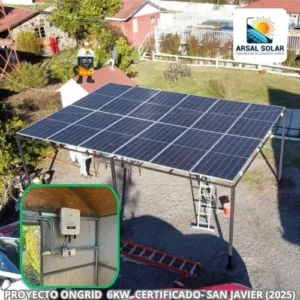 PROYECTO ONGRID realizado por Arsal Solar