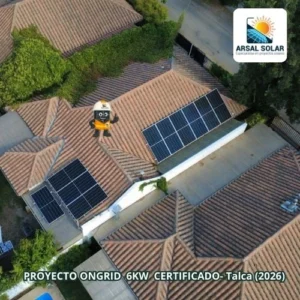 proyecto solar fotovoltaico talca Arsal solar