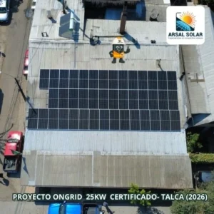 proyecto solar fotovoltaico talca Arsal solar